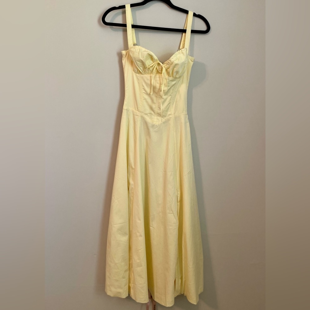 House of CB Yellow Midi Dress